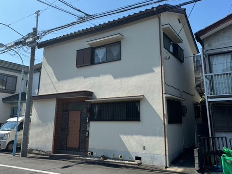 外壁工事施工前１